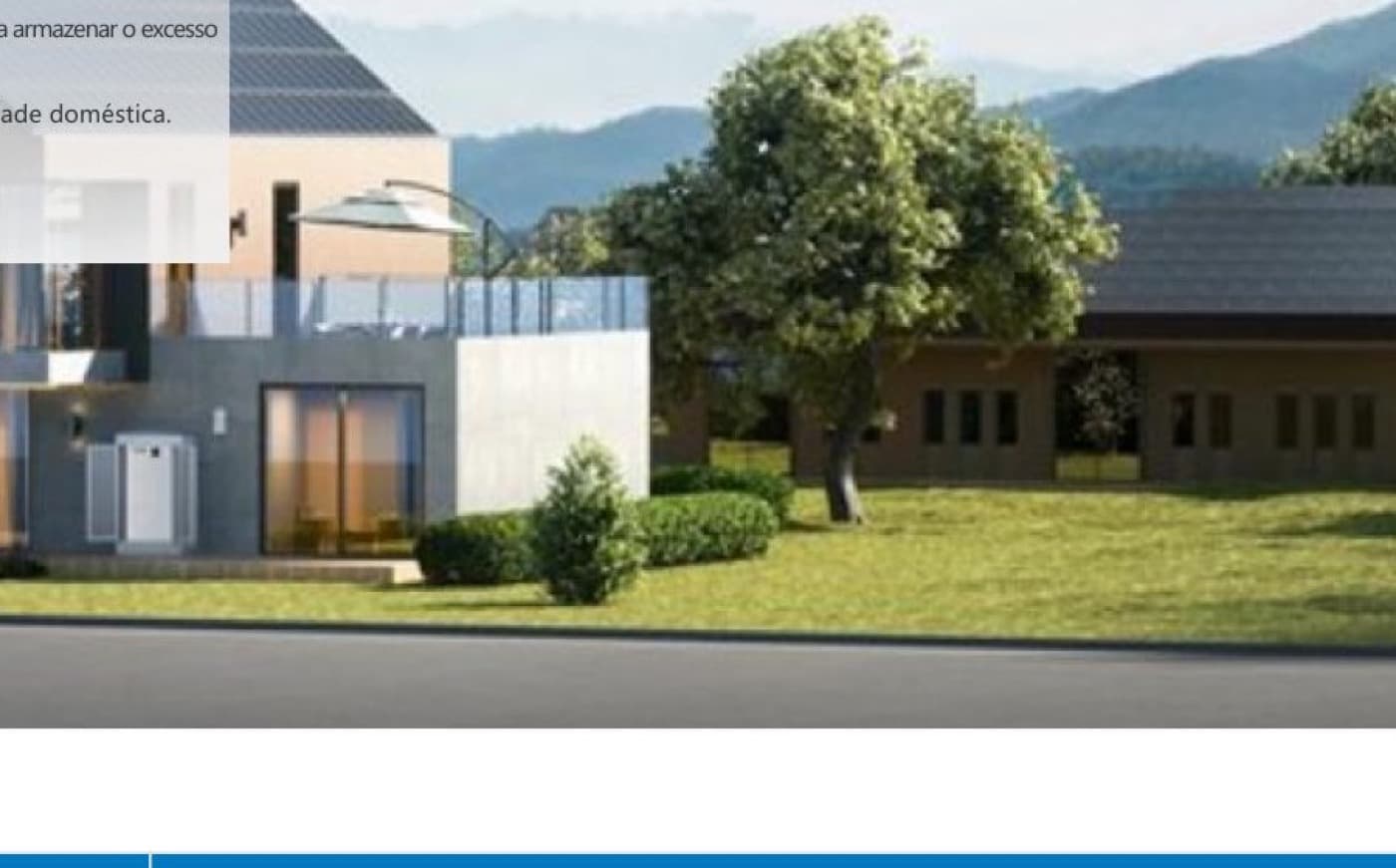 Recorte de residência moderna com armazenamento de energia Boyier